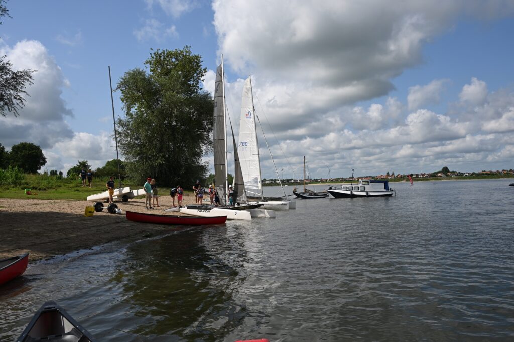 Overzicht vanaf het strand. Dag van de Watersport 2024